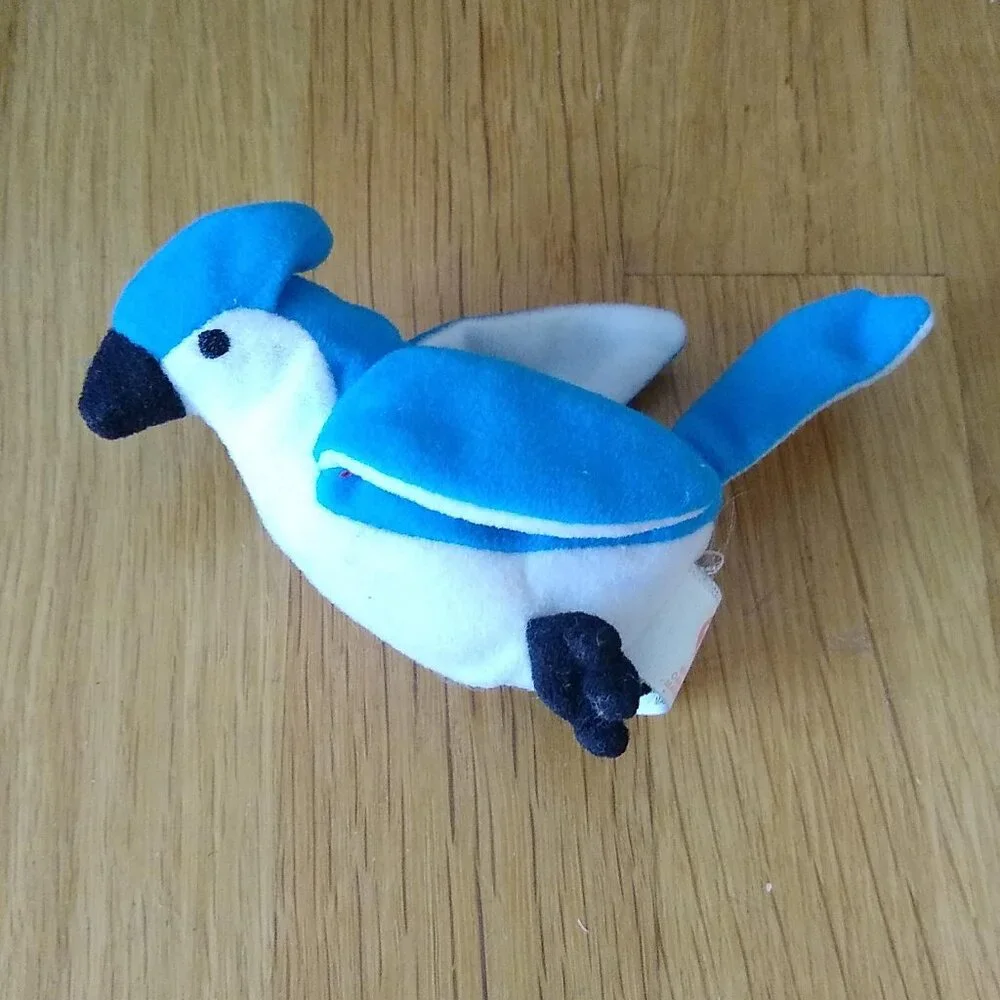 TY Beanie Baby Blue Jay size: 5.5